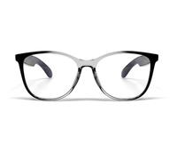 DHsdlpLU Lunettes de Soleil Bluetooth intelligentes AI pour Hommes et Femmes, Lunettes Audio Bluetooth à Oreille Ouverte, Lecture de Musique, Protection UV,Grey