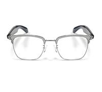 DHsdlpLU Lunettes de Soleil Bluetooth intelligentes bloquant la lumière Bleue pour Hommes et Femmes, allumage et Extinction automatiques, pour écouter de la Musique,Silver-Gray