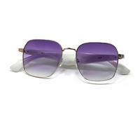 DHsdlpLU Lunettes de Soleil polarisées Bluetooth intelligentes avec IA, pour écouter de la Musique, Appeler, Protection UV400, Charge Rapide en 15 Minutes,Purple