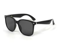 DHsdlpLU Lunettes de Traduction intelligentes IA, interprétation simultanée, Bluetooth, Traduction vocale et vidéo, carrées, Tendance, Classiques,Black