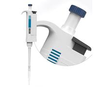 DHsdlpLU Micro Pipette, avec Embouts De Pipette Offerts, Pipettes Autoclavables à Volume Unique RéGlable, pour Laboratoire,0.1~2.5μl