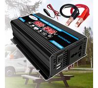 DHsdlpLU Onduleur à Onde Sinusoïdale 300 W, Onduleur De Voiture, Puissance De Crête 4000 W, Peut être, Adapté Aux Produits Et Voitures DC 12 V