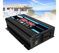 DHsdlpLU Onduleur à Onde Sinusoïdale 300 W, Onduleur De Voiture, Puissance De Crête 4000 W, Peut être Connecté à L'allume-Cigare, Adapté Aux Produits,110V