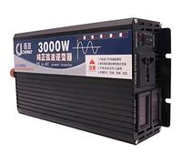 DHsdlpLU Onduleur à Onde Sinusoïdale Pure 1000W/2000W/3000W/4000W, 12V/24V/48V/60V/72V DC vers 110/220V AC, Onduleur à Onde Sinusoïdale Pure avec Double Affichage,3000W-48V