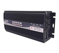 DHsdlpLU Onduleur à Onde Sinusoïdale Pure 1000W/2000W/3000W/4000W, 12V/24V/48V/60V/72V DC vers 110/220V AC, Onduleur à Onde Sinusoïdale Pure avec Double Affichage,2000W-48V