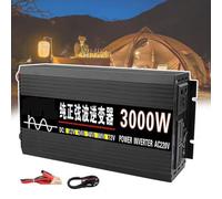 DHsdlpLU Onduleur à Onde SinusoïDale Pure (1600 W/2000 W/3000 W/4000 W), DC (12/24/48/60 V) vers AC 220 V, Onduleur Solaire à Double Affichage NuméRique,3000W-60V
