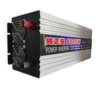 DHsdlpLU Onduleur à Onde Sinusoïdale Pure 4000w/5000w/6000w/8000w, Convertisseur De Tension DC 12v/24v/48v/60v à AC 220v, Onduleur D'énergie Solaire pour Voiture électrique,8000W-24V