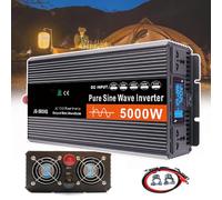 DHsdlpLU Onduleur à Onde SinusoïDale Pure (CrêTe 3000 W 4000 W 5000 W 6000 W), Convertisseur De Tension DC 12 V/24 V/48 V/60 V vers AC 220 V,5000W-48V