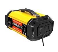 DHsdlpLU Onduleur sinusoïdal Pur 500 W 12 V à 220 V pour système Solaire/Maison/extérieur Onduleur avec 2 Prises CA, 2 Ports USB, 2 Ports Type-C, 2 Ports CC PV.,12V-DC-to-220V-AC-500W