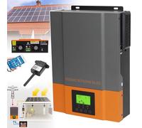 DHsdlpLU Onduleur Solaire à Onde Sinusoïdale Pure De 3,2 KW (24 V CC à 220-240 V Ca) + Module WiFi + Contrôleur Mppt Intégré 80 A, Entrée Pv Maximale 3 000 W 450 V