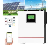 DHsdlpLU Onduleur Solaire Hybride 1000w/1500w (Dc12v/24v - Ac230v), avec ContrôLeur De Charge 40amppt Transformateur à Onde SinusoïDale Pure, 600w/1200w Dc150v,24V-1500W
