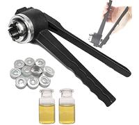 DHsdlpLU Pince à Sertir/Presse-étoupe pour Flacons Rabattables 13/20mm, Outils De Capsulage De Sertissage De Bouteilles, Poignée Antidérapante, pour Couvercle en Aluminium Pur 13mm