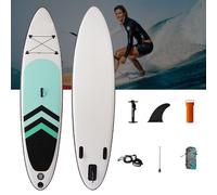 DHsdlpLU Planche De Surf Gonflable Stand Up Paddle Double Couche, avec Ailerons Réglables Pont Antidérapant Et Confortable pour Adultes Sac À Dos Portable,A