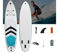 DHsdlpLU Planche De Surf Gonflable Stand Up Paddle Double Couche, avec Ailerons Réglables Pont Antidérapant Et Confortable pour Adultes Sac À Dos Portable,B