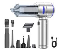 DHsdlpLU Pulseur d'air comprimé 3 en 1, aspirateur avec 3 réglages de Vitesse, Charge Rapide Type-C, souffleur à air sans Brosse Portable à Longue durée de Vie,D