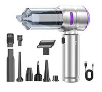 DHsdlpLU Pulseur d'air comprimé 3 en 1, aspirateur avec 3 réglages de Vitesse, Charge Rapide Type-C, souffleur à air sans Brosse Portable à Longue durée de Vie,A