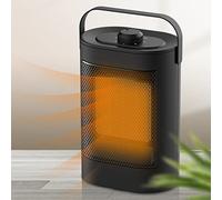 DHsdlpLU Radiateur éLectrique Portable, Radiateur éLectrique D'IntéRieur Portable avec Thermostat, avec Protection Contre La Surchauffe Et Le Basculement, 900W