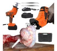 DHsdlpLU Scie à Os éLectrique 3000 TR/Min, Scie Alternative Portative sans Fil, 20V 4.0AH (Autonomie De La Batterie De 2 Heures), avec 2 Lames De Scie,A