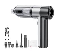 DHsdlpLU Soupape d'air comprimé 3 en 1 aspirateur avec 2 réglages de Vitesse, Rechargeable Via Type-C, souffleur d'air à Longue durée de Vie,A