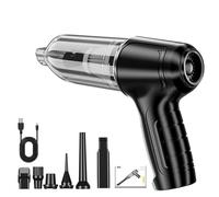 DHsdlpLU Soupape d'air comprimé 3 en 1 aspirateur avec 2 réglages de Vitesse, Rechargeable Via Type-C, souffleur d'air à Longue durée de Vie,F