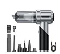 DHsdlpLU Soupape d'air comprimé 3 en 1 aspirateur avec 2 réglages de Vitesse, Rechargeable Via Type-C, souffleur d'air à Longue durée de Vie,C