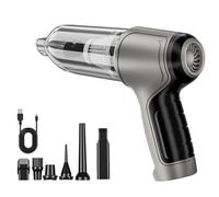 DHsdlpLU Soupape d'air comprimé 3 en 1 aspirateur avec 2 réglages de Vitesse, Rechargeable Via Type-C, souffleur d'air à Longue durée de Vie,E