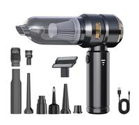 DHsdlpLU Soupape d'air comprimé 3 en 1 aspirateur avec 3 réglages de Vitesse, Rechargeable Via Type-C, souffleur d'air à Longue durée de Vie,C