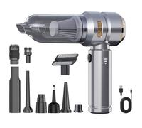 DHsdlpLU Soupape d'air comprimé 3 en 1 aspirateur avec 3 réglages de Vitesse, Rechargeable Via Type-C, souffleur d'air à Longue durée de Vie,B