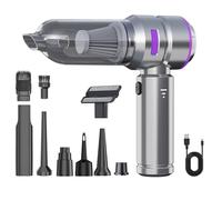 DHsdlpLU Soupape d'air comprimé 3 en 1 aspirateur avec 3 réglages de Vitesse, Rechargeable Via Type-C, souffleur d'air à Longue durée de Vie,A