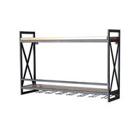 DHSKFUA Bouteau à vin Mural Rack/Porte-Bouteille en Verre Bread/Porte-vin Win Murd Wine Battle Porte-étagère de vin et Rack en Verre/Magasin de Rangement en liège Rouge, Blanc, Champagne Progress