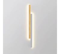 DHSKFUA Lampe Murale, lumière Murale en métal intérieur Applique de Grain LED LED Longtes Bandes Lumineuses à Trois Couleurs Éclairage en Acrylique Bar, Lustre Progress