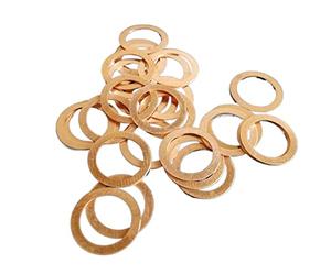 DHSWZ Ctongrun-Rondelles d'arrêt M23 Copper Flat Washer, Sceau Washer, Anticorrosion et antirouille (Inner Diameter : 23x31x1, Number of Pcs : 10Pcs)