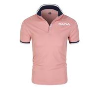 DHUAOPCK T-Shirt Men Slim Fit Budget Car Enthusiast, Short Sleeve Po.lo Top with Pattern, Breathable Summer Camping Workout Tshirts, Jogging(Pink,4XL)