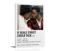 DHUQWEYWQEB Poster If Beale Street Could Talk1 - Impression sur toile vintage - Esthétique - Décoration d'intérieur pour salon, chambre à coucher - 40 x 60 cm - Style cadre