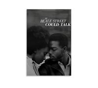 DHUQWEYWQEB Poster If Beale Street Could Talk2 - Impression sur toile vintage - Esthétique - Décoration d'intérieur pour salon, chambre à coucher - 40 x 60 cm - Style sans cadre