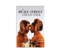 DHUQWEYWQEB Poster If Beale Street Could Talk3 - Impression sur toile vintage - Esthétique - Décoration d'intérieur pour salon, chambre à coucher - 50 x 75 cm - Style sans cadre