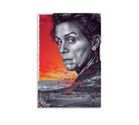 DHUQWEYWQEB Three Billboards Outside Ebbing Missouri4 Poster mural sur toile vintage esthétique Décoration d'intérieur pour salon, chambre à coucher 40 x 60 cm Sans cadre