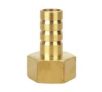DHVIJA Ensemble De Connecteurs Pagode 20 Pièces/100 Pièces-connecteurs De Tuyau De 6mm À 16mm Avec Filetage Femelle 3/4 BSP-raccords De Conduite D'eau En Laiton Durable joyous(Barb 6mm-1/4,100 Pcs)