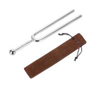 DHWEKU 1 Pièces Diapason, Diapason musique, Diapason therapeutique, Diapason Pour Piano,Diapason en Acier Inoxydable A440 Hz, Livré avec une poche à cordon en polaire,Pour violon,accordeur de guitare