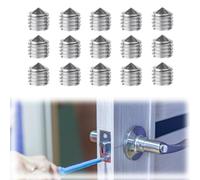 DHWEKU 15x jeu de vis sans tête M6x6 poignée de porte jeu de poignée de porte vis sans tête vis poignée de porte vis pointeau vis poignee de porte intérieure