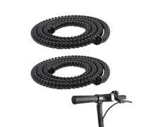 DHWEKU 2 x Spiral Wire Protection de Câble en Spirale pour Trottinette Brake Spiral Tube Cable Protector Cover Sac de Transport pour Scooter Housse Accessoires de Scooter,100 cm