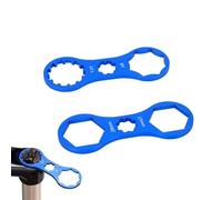 DHWEKU 2PCS Outil de Réparation de Fourche Avant de Vélo pour SR Suntour XCR/XCM/XCT/RST Bouchon de Fourche Avant de Vélo VTT Retirer et Installer la Clé