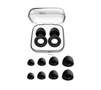 DHWEKU 4 tailles Quiet Bouchons d'oreille XS/S/M/L,Protections auditives douces et réutilisables, Antibruit 25-28db,Remplaçable Bouchons d’Oreilles,pour le sommeil et la sensibilité au bruit (Noir)
