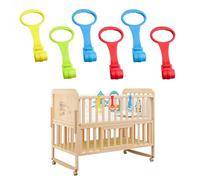 DHWEKU parc enfant Anneau Parc Bebe,6 Pièces Anneaux pour Lit Bébé et Parc, Anneau de Lit Bébé, Anneaux pour l'entraînement de l'équilibre, Idéaux pour Aider le Bébé à Se Lever du Berceau