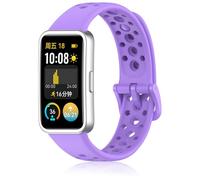 DHWGang Bande de Silicone Compatible avec Huawei Band 10 9 8 Bracelet, Sportif, Doux, Trou d'aération Design, Smartwatch Bracelets de Remplacement