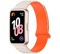 DHWGang Bracelet en Silicone Compatible avec Huawei Band 10/9/8, Bracelets de Remplacement Magnétique, Étanche, Résistant à Sueur, Bande de Montre Intelligente pour Hommes & Femmes, Affaires & Sport