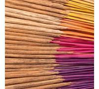 DHYANA Encens Artisanal Indien Premium - 96 Bâtons - 200g - Parfum Intense Longue Durée - Idéal Méditation & Relaxation (LOT 5)