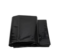 DHYUACN Bâche de Bassin Étanche Tissu de revêtement d'étang à Poissons Noir imperméable, Piscine Maison renforcée en HDPE, aménagement paysager Lourd, Tissu Jardin for Bassin lac(2x3meter)