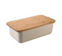 DHYUACN Boîte A lunch En Bois Boîte de rangement pain 1 pièce, conteneur stockage, boîte à, Dessert Snack panier, récipient alimentaire avec couvercle for la cuisine maison(Rectangle)