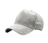 DHYUACN Casquettes de Baseball Casquette de Baseball d'été for Homme, Grande Taille, en Maille Respirante, for Papa(Light Gray,54-59cm)